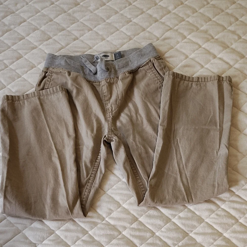 Old Navy ,Kids Tan Casual Pants Relaxed Fit,Size6-7